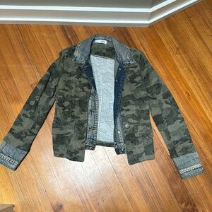 Camo/demin jacket